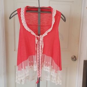 CORAL SHRUG